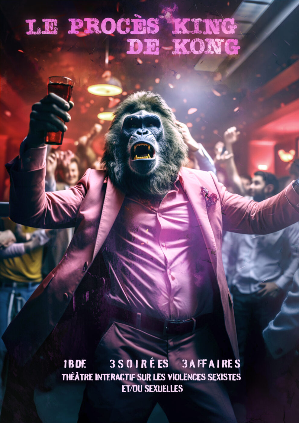 Le Procès de King Kong, pièce de théâtre interactive sur les VSS