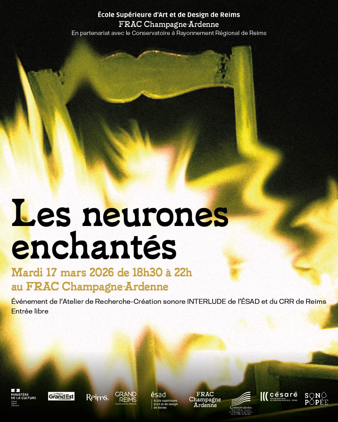 Affiche d'exposition réalisée par Roxanne Anèse